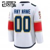 Florida Panthers Fanatics Premium Custom 2024-25 Auswärts Weiss Trikot - Kinder
